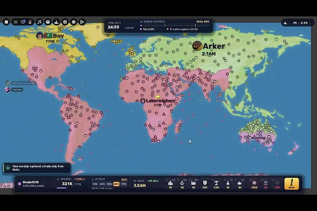 RoWorld World war: Plan Late-Game Global Conquests